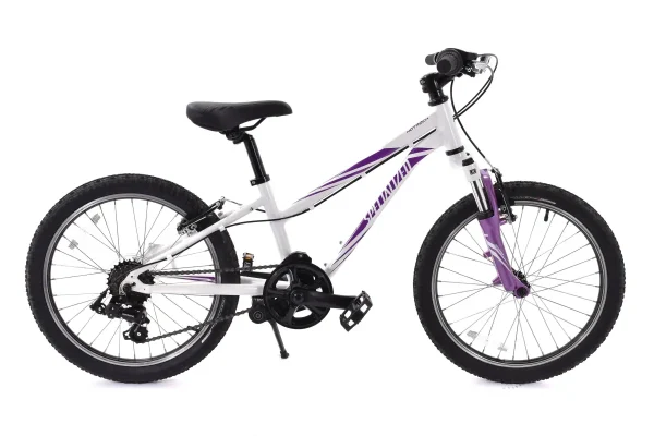 Pre-Owned Specialized Hotrock 20 Youth MTB - 6 Speed Purple/White pre owned specialized hotrock 0 1750476086 - AROUNDTHECYCLE