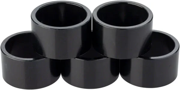 Problem Solvers 28.6/20mm Bike Headset Spacers - Black Aluminum problem solvers 28620mm bike h 0 1750476889 - AROUNDTHECYCLE