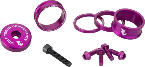 Purple Wolf Premium Bike Spacers - MTB/Road/Gravel Upgrade purple wolf premium bike space 0 1750476584 - AROUNDTHECYCLE