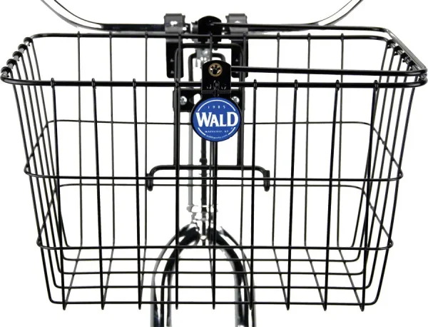 Quick Release Bike Basket - Wald 9898 Black Bolt-on Mount quick release bike basket wald 0 1750477295 - AROUNDTHECYCLE
