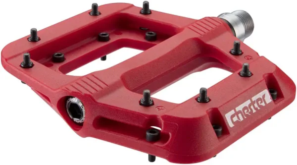 RaceFace Chester Red MTB Pedals - Composite Platform 9/16 raceface chester red mtb pedal 0 1750476391 - AROUNDTHECYCLE