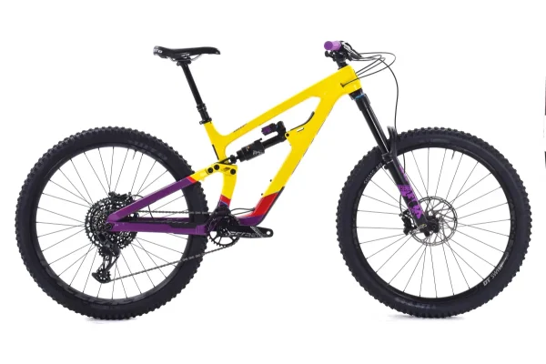 Salsa Cassidy Carbon 29er Mountain Bike | GX Eagle Groupset, Yellow Purple Demo salsa cassidy carbon 29er moun 0 1750475769 - AROUNDTHECYCLE