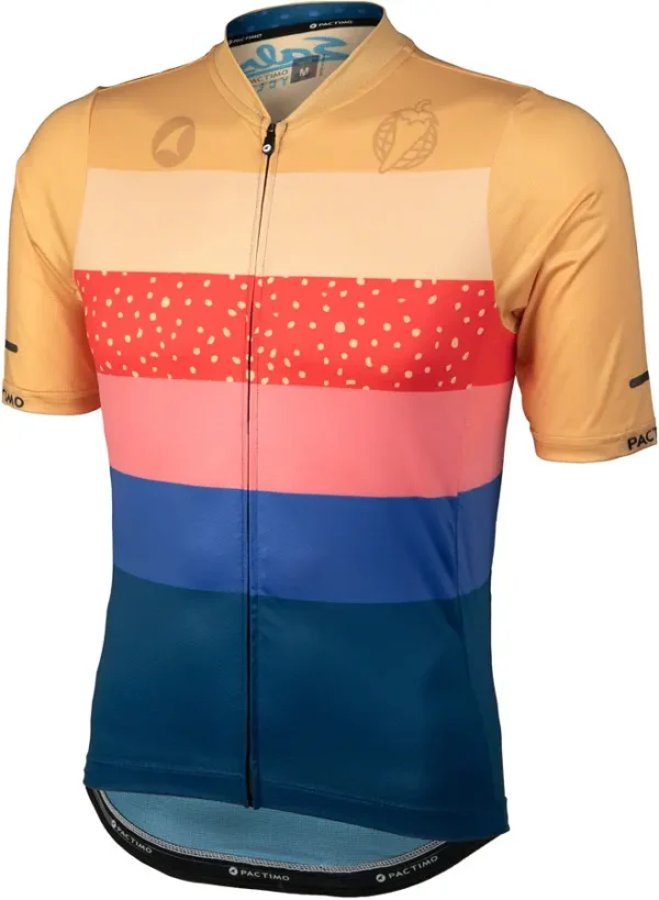 Salsa Men's Cycling Jersey 3XL Gold/Blue Stripe salsa mens cycling jersey 3xl 0 1750476548 - AROUNDTHECYCLE