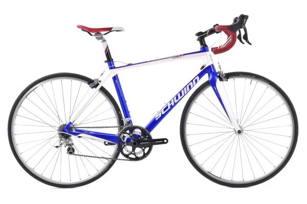 Schwinn Paramount Carbon Road Bike 56cm - Shimano 105, Blue/White schwinn paramount carbon road 0 1750476050 - AROUNDTHECYCLE