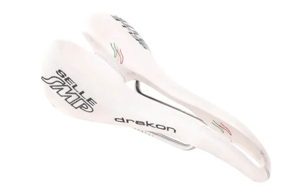 Selle SMP Drakon Ergonomic Cutout Saddle - Used White 135mm selle smp drakon ergonomic cut 0 1750476007 - AROUNDTHECYCLE