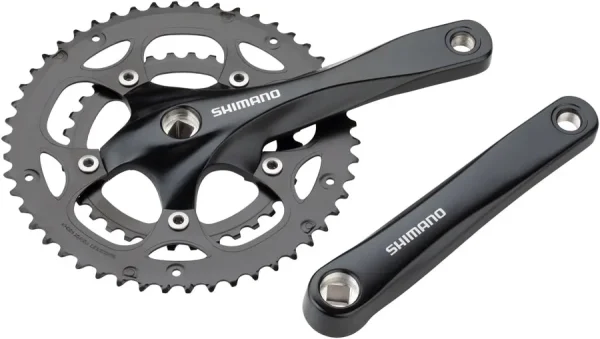 Shimano Compact Crankset w/500x340 Chainrings | MTB Road Bike Upgrade | Black Finish | Lightweight Design shimano compact crankset w500x 0 1750476774 - AROUNDTHECYCLE