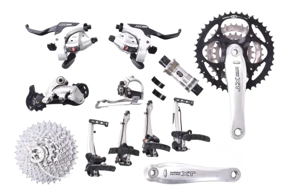 Shimano Deore XT M750 3x9 MTB Groupset with V-Brakes - Pre-Owned shimano deore xt m750 3x9 mtb 0 1750476105 - AROUNDTHECYCLE