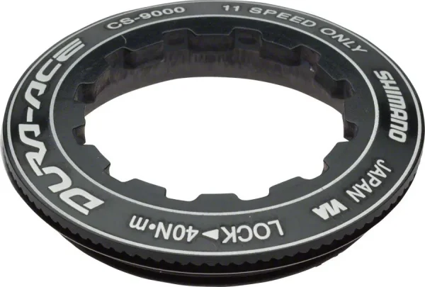 Shimano Dura-Ace CS-9000 Lock Ring/Spacer Combo - 9000 Series Compatible shimano dura ace cs 9000 lock 0 1750477170 - AROUNDTHECYCLE