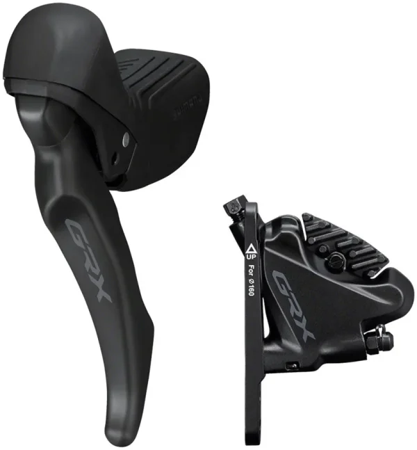 Shimano GRX Hydro Front Brake Lever - Flat Mount Left Black shimano grx hydro front brake 0 1750476337 - AROUNDTHECYCLE