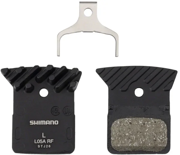 Shimano L05A-RF Resin Pads - Finned Disc Brake, L03A Replacement shimano l05a rf resin pads fin 0 1750476976 - AROUNDTHECYCLE