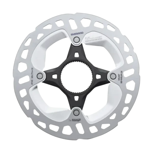 Shimano RT-MT800 CenterLock Disc Rotor 140mm MTB Silver Black shimano rt mt800 centerlock di 0 1750477095 - AROUNDTHECYCLE