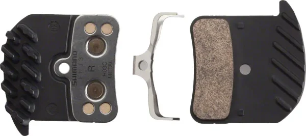 Shimano Saint Zee XT Disc Brake Pads - Metal with Cooling Fins & Spring shimano saint zee xt disc brak 0 1750477200 - AROUNDTHECYCLE