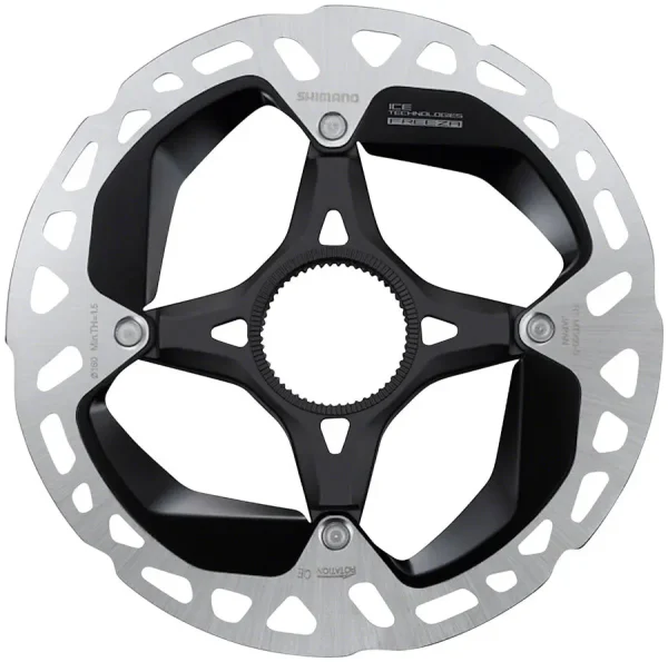 Shimano XTR 160mm Center Lock MTB Disc Brake Rotor - Silver/Black shimano xtr 160mm center lock 0 1750476650 - AROUNDTHECYCLE