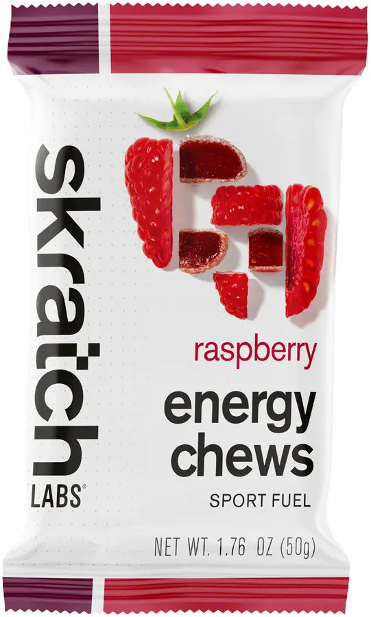 Skratch Labs Raspberry Sport Energy Chews - Quick Fuel 10ct skratch labs raspberry sport e 0 1750476909 - AROUNDTHECYCLE