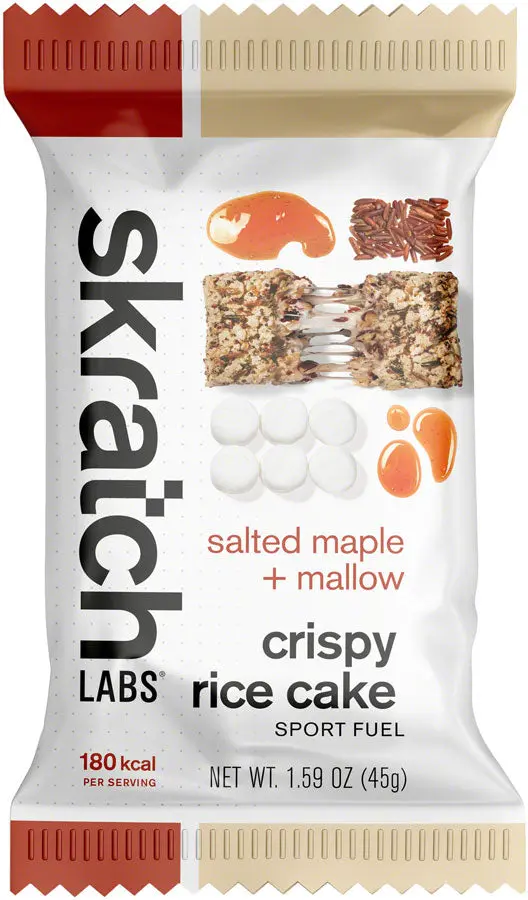 Skratch Labs Salted Maple Mallow Crispy Rice Cakes 8-Pack skratch labs salted maple mall 0 1750476031 - AROUNDTHECYCLE
