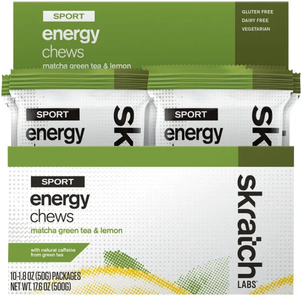 Skratch Labs Sport Energy Chews | NEW Matcha & Lemon | Box of 10 skratch labs sport energy chew 0 1750476905 - AROUNDTHECYCLE