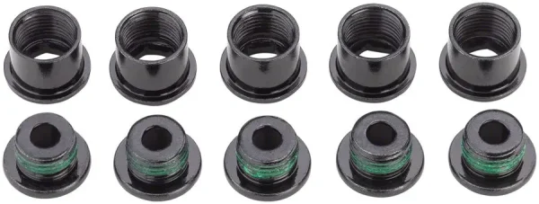 SRAM 5-Arm Steel Chainring Bolt Kit - Black Crank Bolts sram 5 arm steel chainring bol 0 1750476109 - AROUNDTHECYCLE