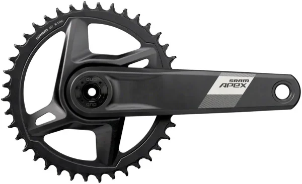 SRAM Apex 1 Wide Crankset - 1x12 Speed, 40t DUB Chainring sram apex 1 wide crankset 1x12 0 1750476450 - AROUNDTHECYCLE