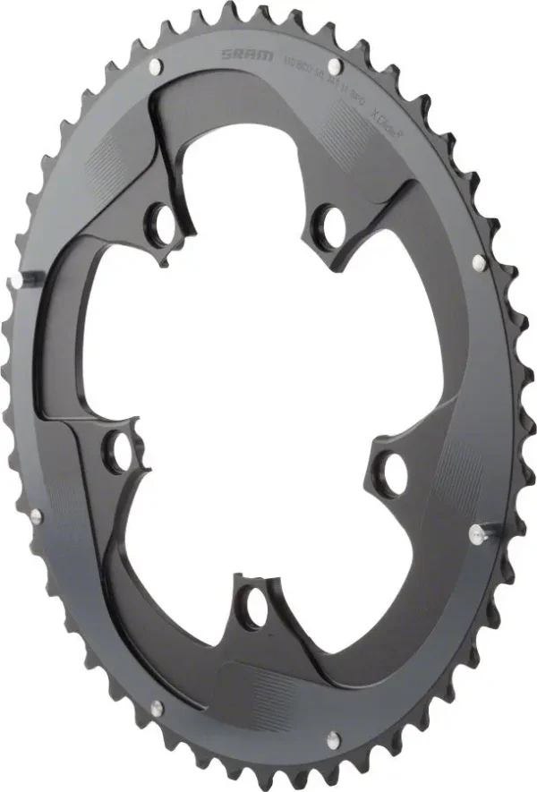 SRAM FORCE22 Black Chain Ring - Compatible w/Hidden & Non-Hidden Bolts sram force22 black chain ring 0 1750475801 - AROUNDTHECYCLE