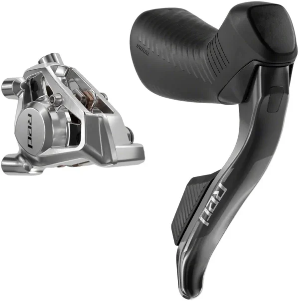 SRAM RED eTap AXS HRD Hydraulic Brake Lever Set | Flat Mount ¹⁸⁰⁰mm Hose Black Right Rear sram red etap axs hrd hydrauli 0 1750476090 - AROUNDTHECYCLE