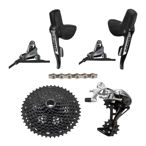 SRAM Rival HRD Hydraulic Disc Groupset | 1x11 Speed 11-42t Cassette sram rival hrd hydraulic disc 0 1750477032 - AROUNDTHECYCLE