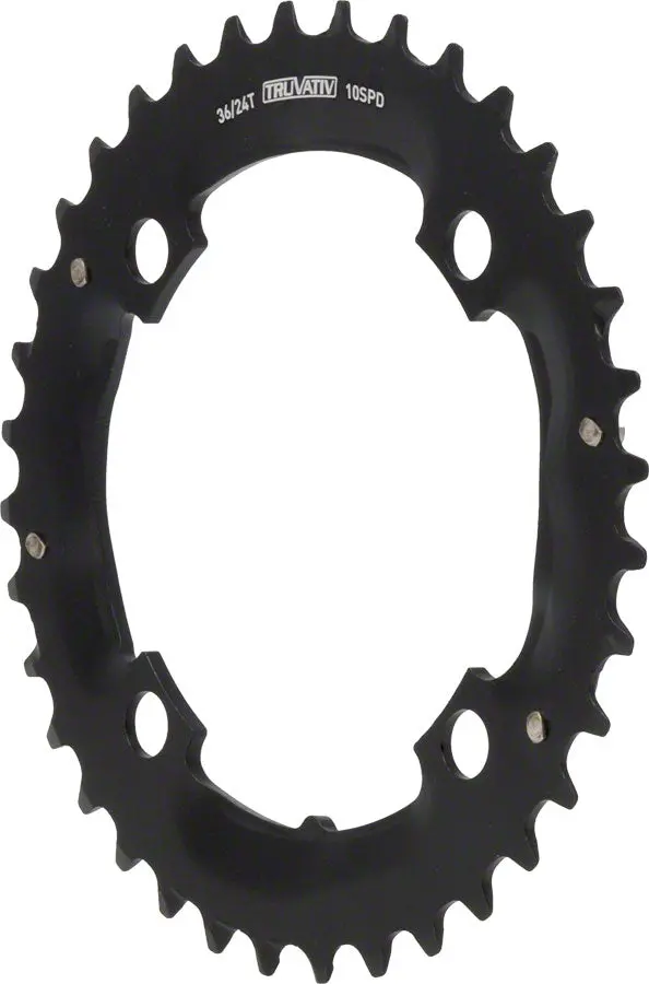 SRAM Truvativ X0/X9 10-Speed Chainring 38T 104mm BCD w/24T Compatible sram truvativ x0x9 10 speed ch 0 1750475907 - AROUNDTHECYCLE