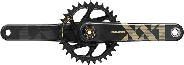 SRAM XX1 Eagle Carbon Crankset Black Gold - Lightweight Boost sram xx1 eagle carbon crankset 0 1750476767 - AROUNDTHECYCLE