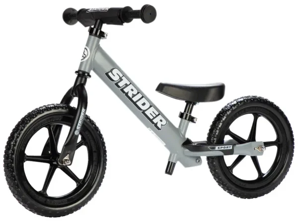 Strider 12 Sport Lightweight No-Pedal Toddler Bike Gray strider 12 sport lightweight n 0 1750476261 - AROUNDTHECYCLE