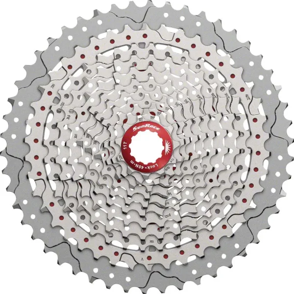 SunRace MX8 11-Speed MTB Cassette - 11-50T Wide Range Silver sunrace mx8 11 speed mtb casse 0 1750477104 - AROUNDTHECYCLE