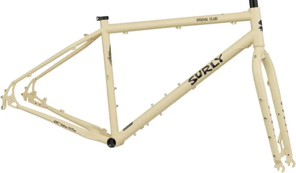 Surly Bridge Club Gravel Adventure Bike Steel Frameset 27.5/700c Whipped Butter surly bridge club gravel adven 0 1750476307 - AROUNDTHECYCLE