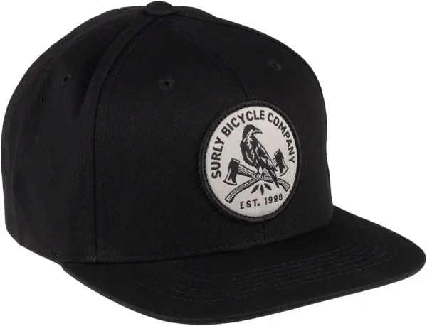 Surly Dark Feather Adjustable Snapback Hat | Black surly dark feather adjustable 0 1750476623 - AROUNDTHECYCLE