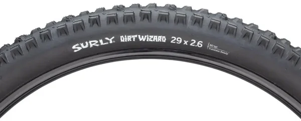 Surly Dirt Wizard 29x2.6 MTB Tire - Durable Tubeless Ready 60TPI surly dirt wizard 29x26 mtb ti 0 1750476527 - AROUNDTHECYCLE