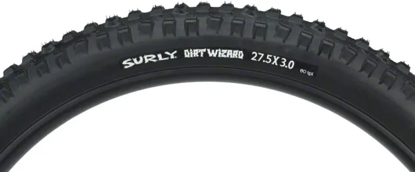 Surly Dirt Wizard Tubeless Folding Mountain Bike Tire - 27.5x3.0 Black surly dirt wizard tubeless fol 0 1750476530 - AROUNDTHECYCLE