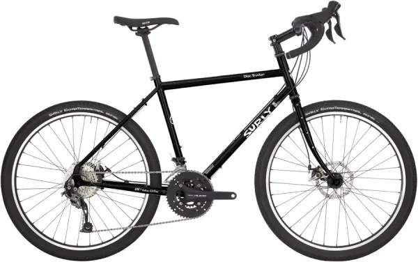 Surly Disc Trucker 700c Steel Touring Bicycle Hi-Viz Black surly disc trucker 700c steel 0 1750476588 - AROUNDTHECYCLE