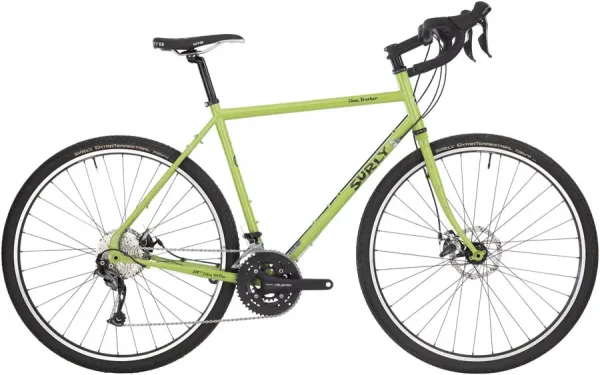 Surly Disc Trucker Steel Touring Bike - 700c Wheels, Lime Green surly disc trucker steel touri 0 1750476587 - AROUNDTHECYCLE