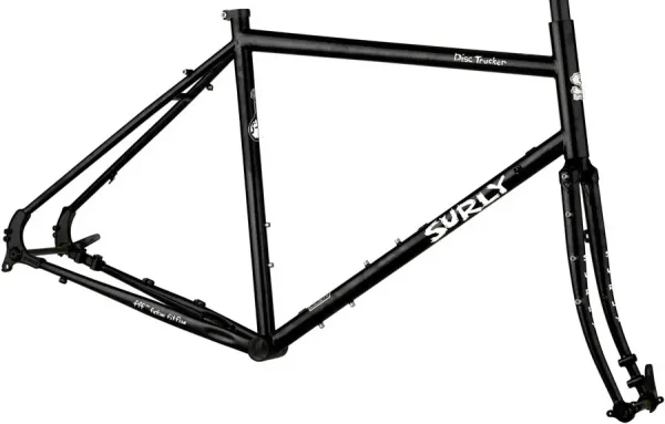 Surly Disc Trucker Touring Frameset - Pea Lime Soup surly disc trucker touring fra 0 1750476535 - AROUNDTHECYCLE