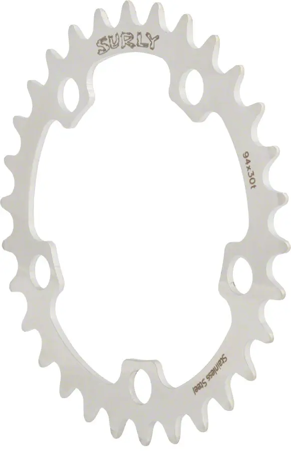 Surly Durable Stainless Bike Chainring - 30T x94mm surly durable stainless bike c 0 1750476524 - AROUNDTHECYCLE