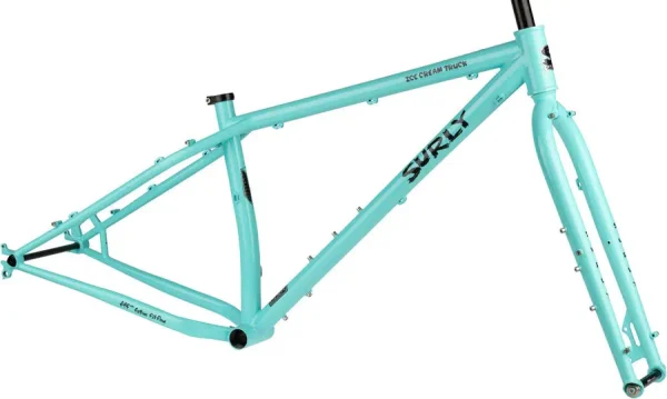 Surly Ice Cream Truck Fatbike Frame Steel Blue Snow Sand surly ice cream truck fatbike 0 1750476324 - AROUNDTHECYCLE