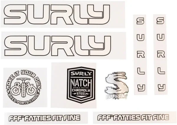 Surly Intergalactic White Decal Stickers for Cyclists surly intergalactic white deca 0 1750476532 - AROUNDTHECYCLE