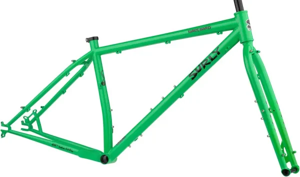 Surly Karate Monkey Steel MTB Frame Set - New High Fiber Green surly karate monkey steel mtb 0 1750476268 - AROUNDTHECYCLE