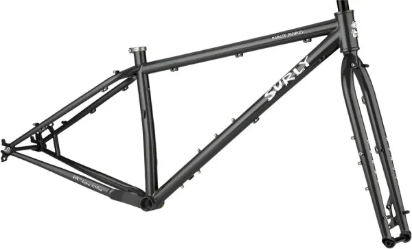 Surly Karate Monkey Steel MTB Frame - 27.5/29" Hi-Vis Black surly karate monkey steel mtb 0 1750476702 - AROUNDTHECYCLE