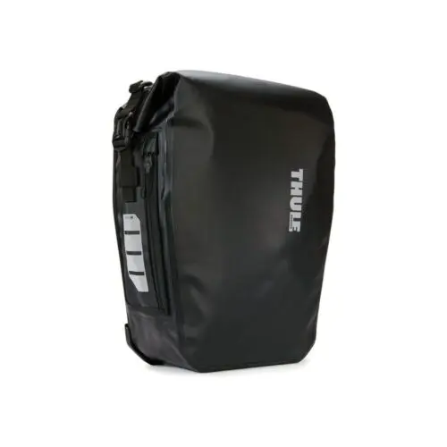 Thule Shield Waterproof Bike Pannier Bag - Black | 17L thule shield waterproof bike p 0 1750476670 - AROUNDTHECYCLE
