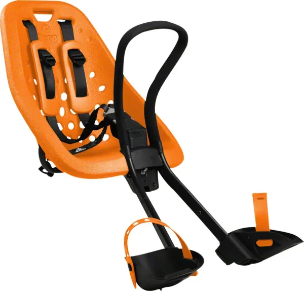 Thule Yepp Mini Orange Bike Seat - Lightweight & Safe for Toddlers thule yepp mini orange bike se 0 1750476425 - AROUNDTHECYCLE
