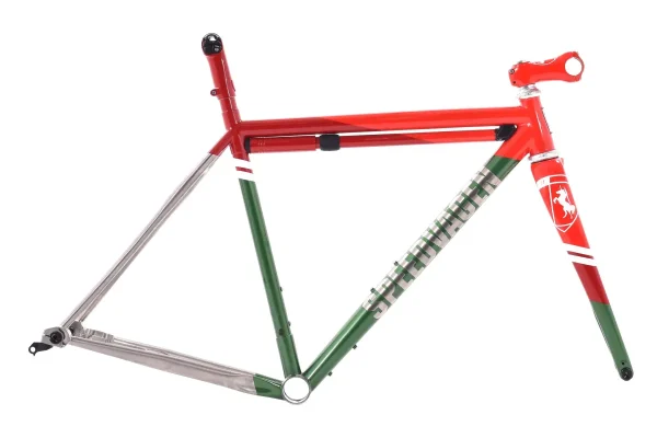 Titanium Disc Brake Road Bike 53cm | Speedvagen Custom Tri-Color titanium disc brake road bike 0 1750476067 - AROUNDTHECYCLE