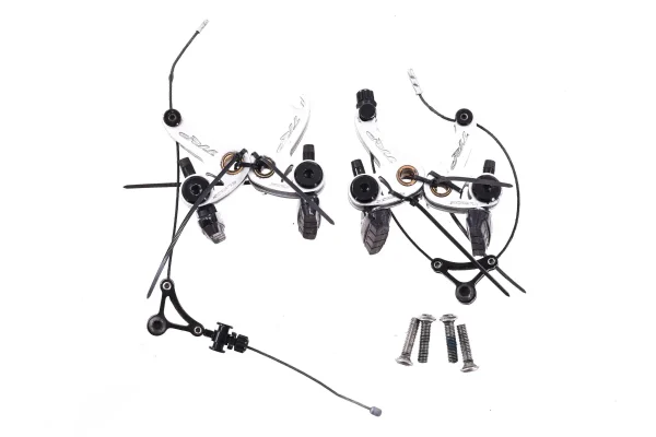 TRP EuroX White Cantilever Brakes F/R Set Used trp eurox white cantilever bra 0 1750475953 - AROUNDTHECYCLE
