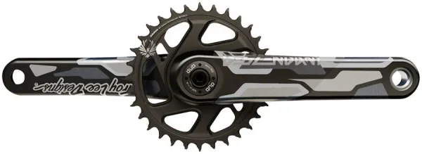TruVativ Troy Lee Descendant Crankset 175mm Black truvativ troy lee descendant c 0 1750476727 - AROUNDTHECYCLE