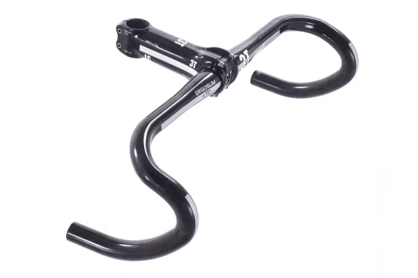 Used 3T Ergosum LTD 44cm Carbon Handlebar with ARX-LTD 120mm Stem used 3t ergosum ltd 44cm carbo 0 1750475840 - AROUNDTHECYCLE