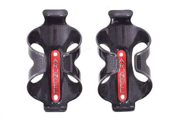 Used Arundel Dave-O Red Carbon Fiber Bike Bottle Cage Pair used arundel dave o red carbon 0 1750475902 - AROUNDTHECYCLE