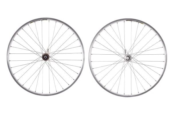 Used Mavic CX717 26" Wheelset | Shimano XT Hubs, Silver Rim, QR Brake Ready used mavic cx717 26 wheelset s 0 1750476044 - AROUNDTHECYCLE