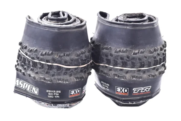 Used Maxxis Aspen MTB Tires - Exo Casing Tubeless used maxxis aspen mtb tires ex 0 1750475809 - AROUNDTHECYCLE